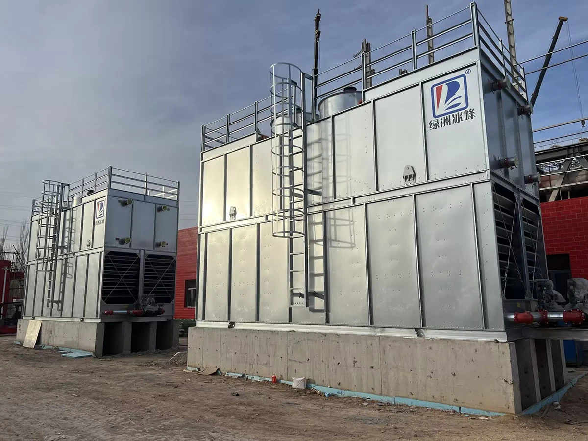 Customer Site Installation of Closed-Circuit Cooling Tower Customer Site Installation of Closed-Circuit Cooling Tower